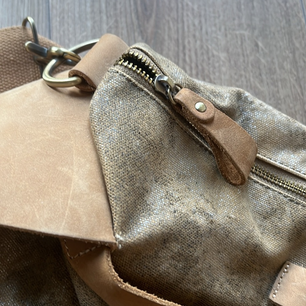Anthropologie Jesslyn Blake shimmery tote - Picture 3 of 13